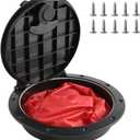 8'' Black Deck Plate Kit Deck Hatch with Storage Bag for Fishing Kayak Boating