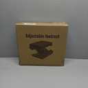 Scalebeard Foot Rest for Under Desk at Work,Height Adjustable Infinite Angle Ergonomic Foldable Footrest for Office, Gaming,Computer, Removable Pad Desk Foot Stool with Massage Beads,All-Season(Black) (Large)