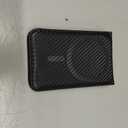 TopMade for MagSafe Wallet with Money Clip, Works with Apple Find My, Magnetic Wallet for iPhone 17/16/15/14/13/12 Series, for iPhone Wallet Stand with Finder Tracker, Black Carbon Fiber
