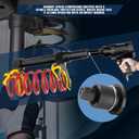 Spring Compressor Tool Macpherson Interchangeable Fork Strut Coil Extractor Tool Set with Safety Guard (Overload Protection Device) Allow The Use of Impact Wrenches