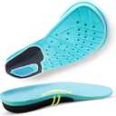 OrthoComfoot Wide Plantar Fasciitis Inserts for Women, Breathable Comfort Arch Support Insoles for Diabetes & Flat Feet, 240LBS+ Heavy-Duty Adjustable TPU, Work Boot Orthotic Insoles, Size 7 Women (Black)