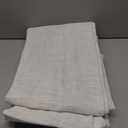 INOVADAY Memory Trained Pinch Pleated Curtains 90 Inches Long, Linen Curtains for Living Room, 2 Panel Set Pinch Pleated Drapes with Hooks, Light Filtering Window Treatment, 40" W x 90" L, Linen