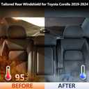 ZATOOTO Car Window Shades Sun Shade for Privacy 4Pack, Car Window Covers 100% Light Blocking for Sleeping & Stay Cool, Reflects Sunlight, Universal Fit (4Pcs set)