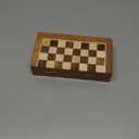 Handmade Magnetic Wooden Folding Chess Board with Storage for 32 Chessmen (7 X 7 Inches)
