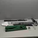 Amazon Basics Cooling Breathable Elevated Dog Bed with Metal Frame for Medium Dogs, 43 x 26 x 7.5 Inch, Green