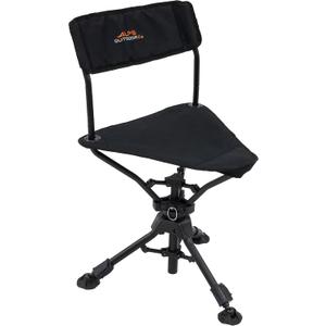 ALPS OutdoorZ Triad Swivel Stool, 1 ft 11.5 in x 1 ft 11.5 in x 2 ft 9 in