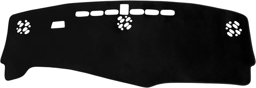 smabee Dashboard Cover Mat Compatible with Chevrolet Equinox 2025 2026 Dash Cover Flannel Dash Mat Sunshade Glare UV Rays Protector Accessories Black