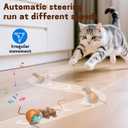 4 x Interactive Cat Toy Ball - Automatic Interactive Cat Toy Designed by Mice, A Mobile Cat Ball, Boring Indoor Cat Toys