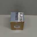 Anyoifax Makeup Brush Holder Organizer 360°Rotating Make Up Brushes Container for Vanity, Spinning Cosmetics Storage Cup, Stripe White