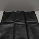 Black Ostrich Skin Faux Leather Throw Pillow Covers, Modern Faux Leather Couch Lumbar Cushion Covers for Couch Bed Sofa 20x 20 Inches