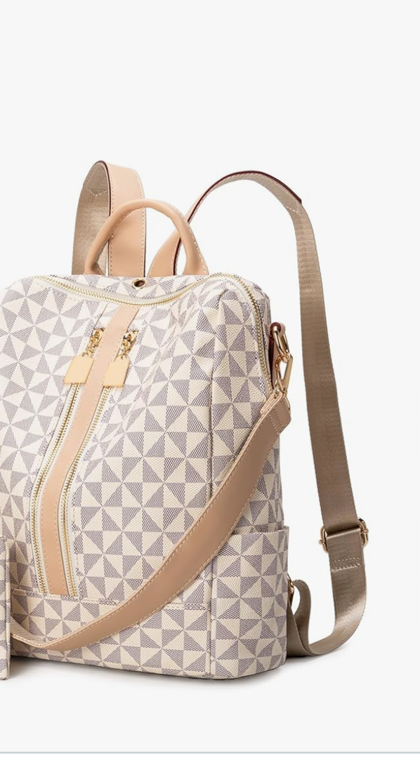 NEICOA Fashion Backpack Purse for Women Designer Convertible Travel Backpack Shoulder Bag with Wallet for Ladies