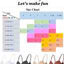 Lemef Seamless Bras for Women Wirefree Padded Bras (Brown, S)