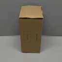 PU Leather Tissue Box Cover for up to 3.9" High Boxes, Rectangle Tissue Box Holder for Bathroom Bedroom Living Room Office (Black)