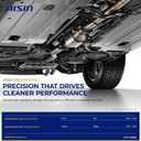 AISIN AFTERMARKET CCTT-00385 EPA Compiant Center Catalytic Converter