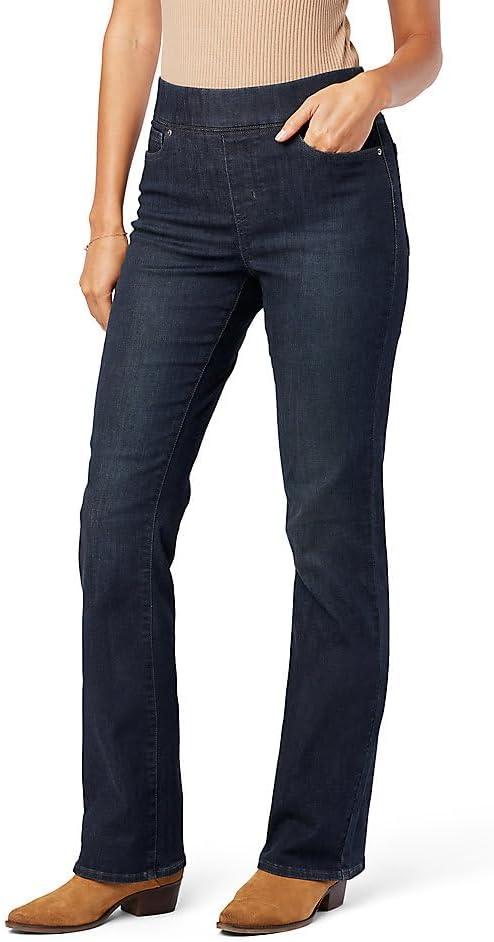 Levi Strauss Signature Gold Women's Totally Shaping Pull-on Bootcut Jeans High-Rise Stretch Denim, 10M W30 L32