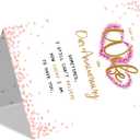 5 x Beixian Anniversary Card for Wife, Funny Wedding Anniversary Cards Gifts for Wife from Husband 8x5.3 Inches, Double Sided