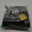 WORK Socks for Men Crew Length Black Socks 10 Pairs L