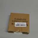 LED Tea Lights - 12 Pack Flameless Battery Operated Candles, 200+ Hours Flickering Warm White, Realistic Fake Tealights for Weddings, Home Decor, Parties, and Sweetest Day