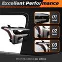 Passenger Side Headlight Compatible with 2022-2024 Tundra/Sequoia Headlamp 811400C230 TO2503317 (Right)