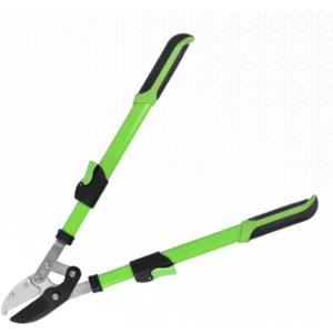 27-41" Telescopic Loppers for Tree Trimming, Heavy Duty Tree Cutter with Extendable Handle, Branch Trimmer for Garden, Farm Cutter up to 2-Inch Diameter, Low-Friction Sharp Steel Blade (Green)