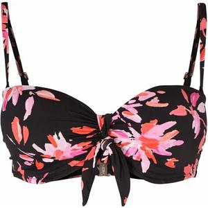 Tamaris Women's ASCHA AOP Bandeau Bikini Top with Bow, Color: Pink Flower Aop, M