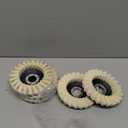 SCOTTCHEN Felt Flap Disc Abrasives 4-1/2" x 7/8" Arbor Buffing Polishing Wheel for Angle Grinder - 5 Pack