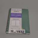 POPRUN 2026 Planner Daily Weekly and Monthly Calendar with Hourly Schedule(Medium Size 8.5'' x 6.25'' Wire-Bound Hard Cover) - Agenda 2026 (Jan.2026-Dec.2026), Monthly Tabs- Midnight Green