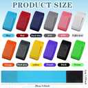 Kajaia Solid Sleeves Holders Sports Sleeve Clips Soccer Softball Baseball Sleeves Ties for Sports T Shirts 9.84 x 1.57 Inch