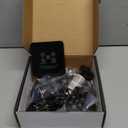 Automatic Reptile Mister Humidifier with Timer, Programmable Terrarium Reptile Mister System for Chameleons, Snakes, Frogs, Turtles & Lizards - Smart Spray Control (Black) 