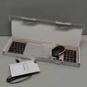 seenda Wireless Keyboard and Mouse Combo, Rechargeable Quiet Keyboard Mouse, Sleek and Ultra Thin Design, Full-Size with Number Pad for Windows, Laptop, PC, Notebook, Desktop (Rose Gold & Black)