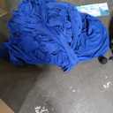 Beach Tent - 10 x 10 FT Portable Beach Canopy, Beach Tent Sun Shelter UPF50 with 4 Sandbags, Stability Poles Ground Pegs and Anti-Wind Ropes, Outdoor Beach Shade Canopy for Camping, Royal Blue