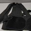 for Women and Men, Back Support Brace for Neck Shoulder & Upper and Lower Back Pain Relief, Invisible Adjustable Lightweight Posture Corrector Under Clothes(Black, Medium)