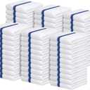 Avalon Towels Terry Bar Mop Towels (Value Pack of 60) Size 16"x19" Absorbent and Durable, Multipurpose Cleaning Rags, Cotton Cleaning Cloths, Terry Cloth Rags, Reusable Shop Rag