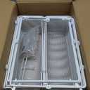 Eastherry Over The Door Organizer8-Tier Over The Door Pantry Organizer with Adjustable BasketsMetal Hanging Pantry Organizers and Storage for Kitchen, Back of Door Seasoning Rack (White)