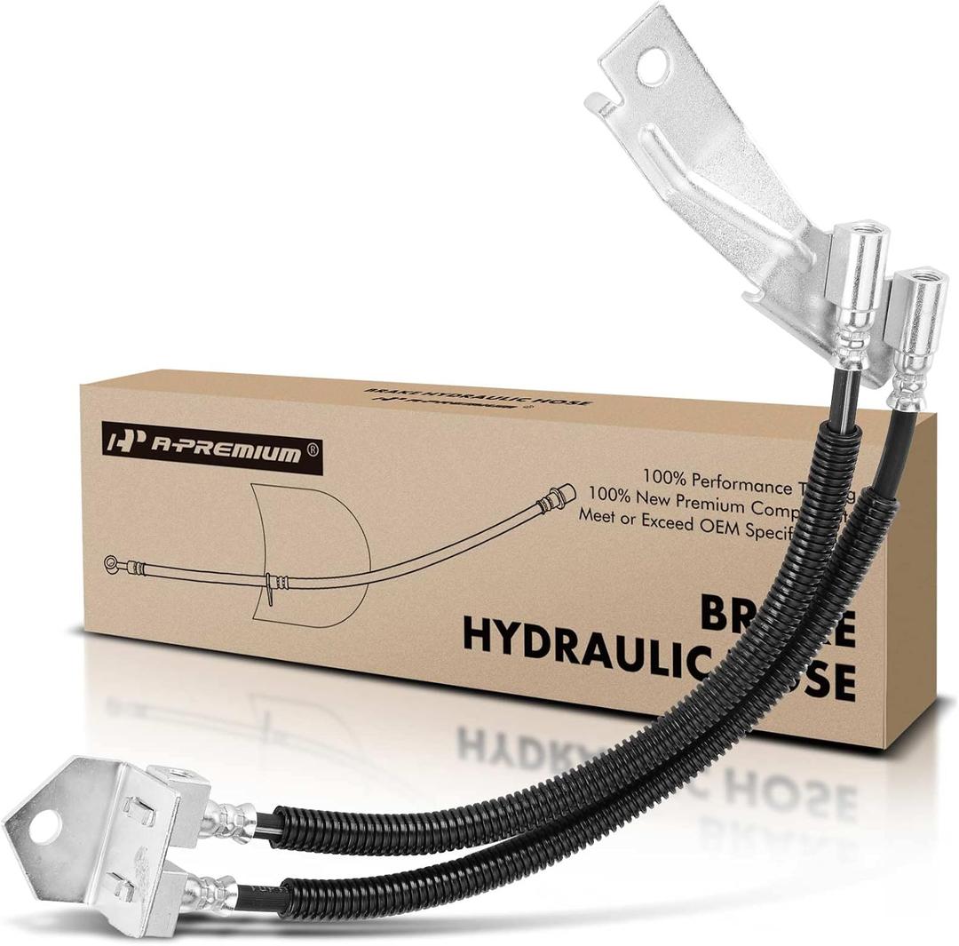 A-Premium Rear Center Brake Hydraulic Hose Compatible with Ford F-53 Motorhome Chassis 2013 2014 2015 2016 2017 2018 2019 6.8L - Replace# DU9Z2282A