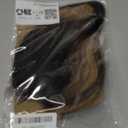 Wispy Bangs Hair Clip Human Hair, Human Hair Clip in Bangs, Wispy HairPieces, No Tangle & Smooth, 11g #02 Dark Brown