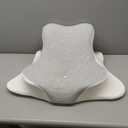 WOGAHEV Reading Pillow for Bed, Lying, Leaning and Prone, Ergonomic Memory Foam Bed Wedge Pillow for Headboard, Chin & Back Support Pillows on Bedrest Couch Floor- Grey (Gray)