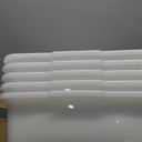 White 13 L Commercial Bus Tubs/Tote Box, 5-Pack Plastic Storage Wash Basin Tub