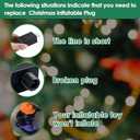 Feekoon 29V 6W Class 2 LED Christmas Tree Replacement Plug, 9.8ft Power Cord Extension Supply for Christmas Tree Light and Inflatable, Replacement Yard Inflatable Adapter
