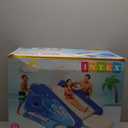 Intex Kool Splash Inflatable Water Slide Swimming Pool Play Center with Built in Sprayers for Kids and Adults, Ages 6 and Up, Blue, 131" X 81" X 46"