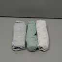 3-Pack Organic Baby Swaddle Sleep Sacks - Swaddles for Newborns, Infant 0-3 Months, Baby Girls, Boys, Soft & Snug Newborn Sleep Sack, Nursery Swaddling Blankets (Bunnies)