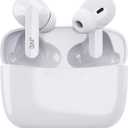 JVC HAD5TW Ultra-Compact IE Bluetooth Earbuds, True Wireless with Charging Case (Coconut White)