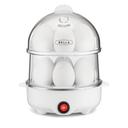 bella Rapid Electric Egg Cooker and Poacher with Auto Shut Off for Omelet, Soft, Medium and Hard Boiled Eggs, 14 Egg Capacity Tray, Double Stack, White