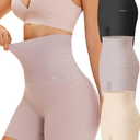 FINETOO High Waisted Tummy Control Underwear for Women Seamless Shapewear Panties Boy Shorts Ladies No Show Boxer Briefs XL