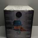 Non Toxic Air Fryer - Glass AirFryer 5 Quart w/ 360 Visibility, Self-Cleaning, 400F Vortex Air Fryer for Even Cooking, BPA-Free Teflon Free, 9-in-1 Functions, Rotisserie, Roast, Bake, White