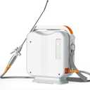 Diivoo 1.35 Gallon/5L Battery Powered Sprayer, 2000mAh Electric Weed Sprayer with 2 Adjustable Nozzles, Retractable Wand for Lawn, Garden, Yard