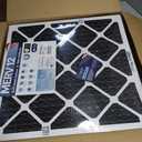 BNX TruFilter 20x20x1 MERV 12 Odor Defense (6-Pack) AC Furnace Air Filter with Activated Carbon - MADE IN USA - Pleated Air Conditioner HVAC AC Furnace Filters - Removes Odor, Mold, Bacteria, Smoke
