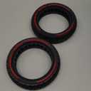 BANGTING 2PCS Upgrade 50/75-6.1 Scooter Off-road Solid Tires, 8.5x2 inches Tires Tubeless for Gotrax GXL V2/XR/APEX, 8 1/2 x2 Tire Replacement for Hiboy S2, Xiaomi 3 Lite/3/Pro 2/1s/M365 (Red, Off-Road (NO Tools))