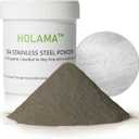 304 Stainless Steel Powder for Cold Casting Sculpture - Premium 320 Mesh for Inlay Work, Casting Powder for Home Office Decor - 1lb Enhanced Packaging (Corrosion Resistance) (Silver Gray-320 Mesh)