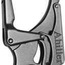Ahiller Carabiner Keychain Clip, Double Lock Designed - Tungsten Steel Tip, Multifounction Tools for Camping, Hiking, Fishing, Outdoor Survival